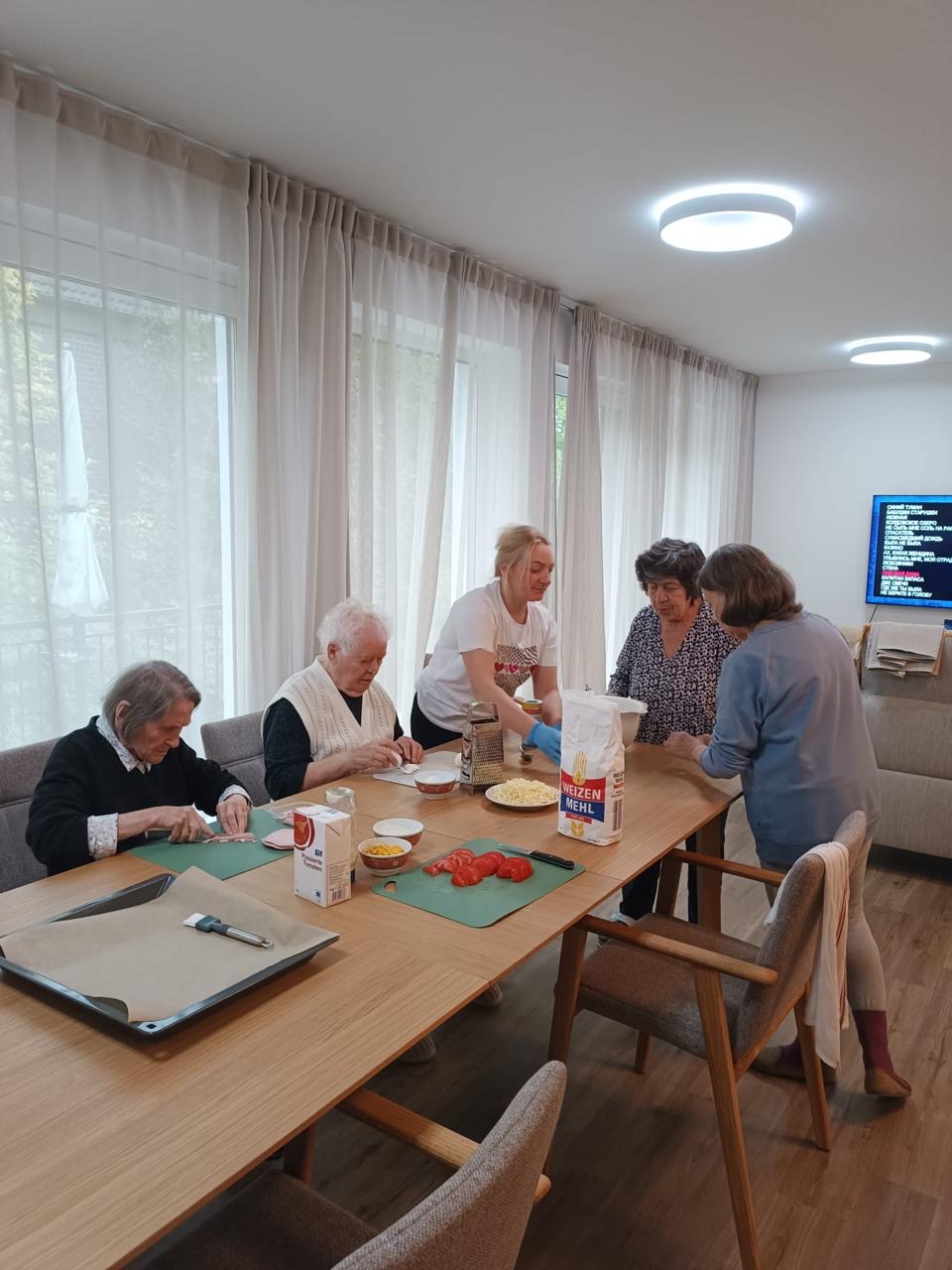 Gemeinschaftsraum Haus Waldweg – gemeinsames Kochen